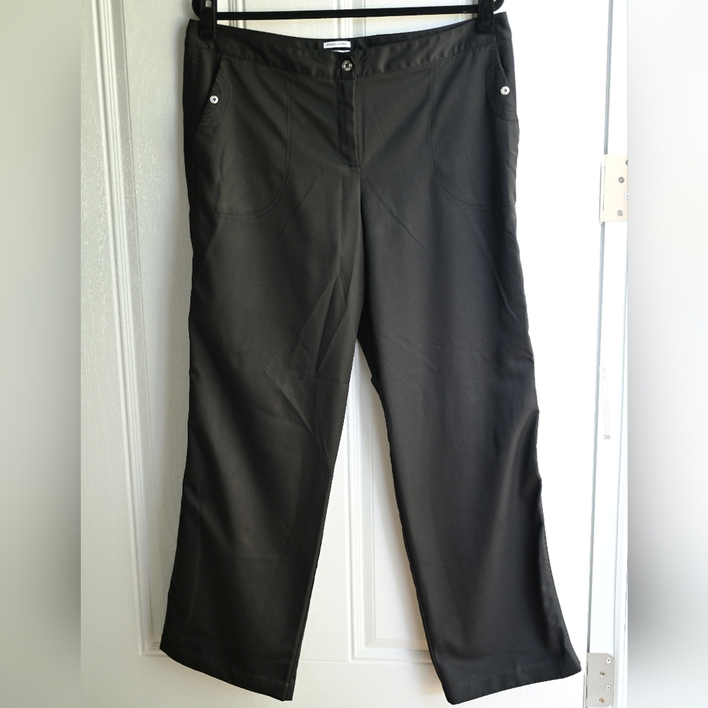 Izod PerformX Women's Black Size 14 Stretch Pants